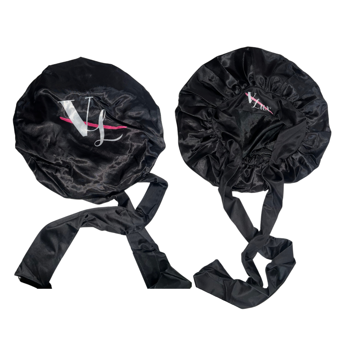 2–In-1 Silk Tie Bonnet & Scarf  image 0